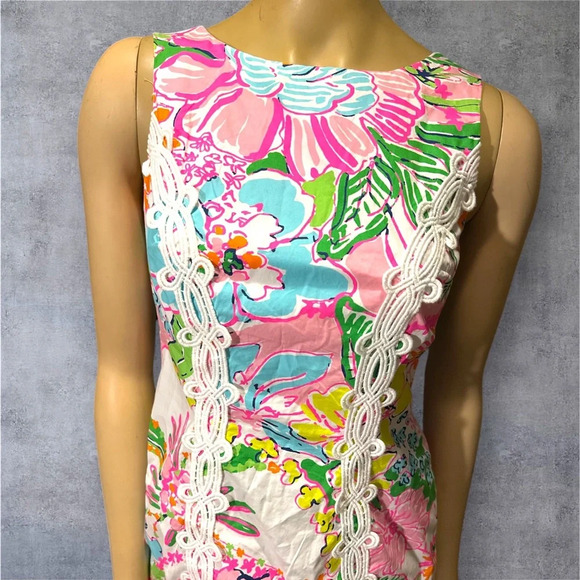 Lilly Pulitzer nosey posey sleeveless shift mini dress for Target collection 4 - Picture 3 of 12